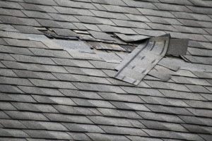 Missing roof shingles