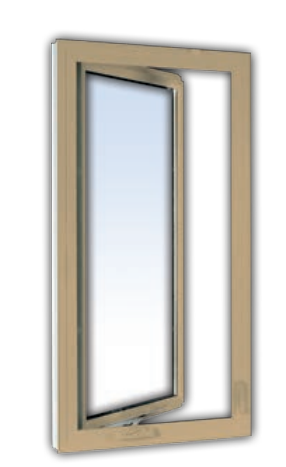 An illustration of a casement window.