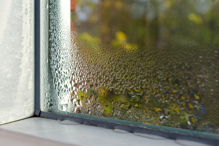 Photo of Window with condensation